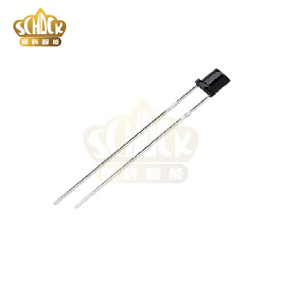 直插3mm平头有边黑色红外发射管