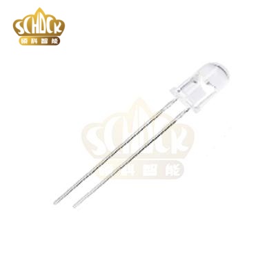 圆头有边940nm透明红外发射管